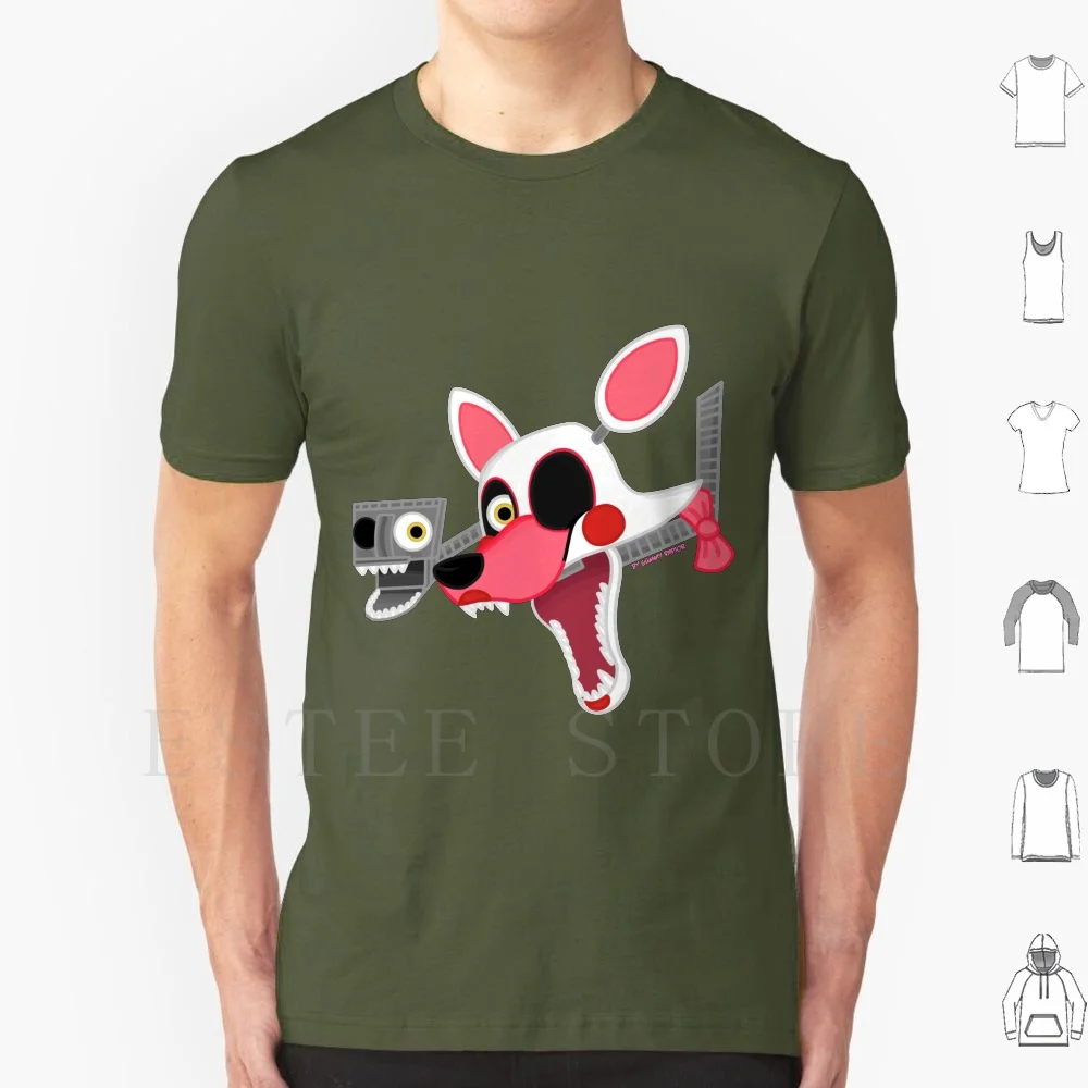 Mangle ( Five Nights At 2 ) T Shirt Uomo Cotton 6Xl Five Nights Five Nights At 2 Fnaf Mangle Fox Animatronic Mangle The Fox