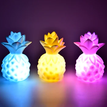 

1PCS Cartoon LED Night Light Pineapple Table Lamp Creative Gift Children Baby Light