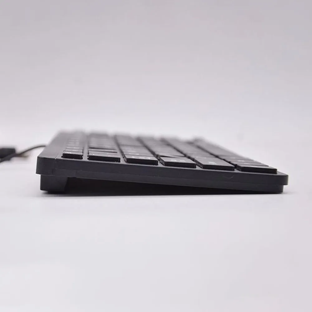 78 клавиш USB компактный проводной мультимедийный тихий тонкий Замена для ноутбука ПК портативный ультра-тонкий мини-клавиатура аксессуары