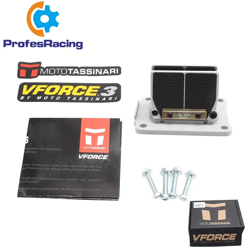 Мотоциклетный тростниковый клапан V Force 3 из углеродного волокна для HONDA V-Force CR125 NSR