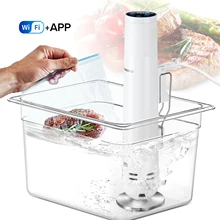 KWASYO Slow Cooker Vacuum Slow Sous Vide Food Cooker 1000W Powerful Immersion Circulator -Wifi App Smart Control Timer Display mediterranean slow cooker