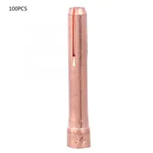 100 шт медные цанги для QQ150A TIG Расходные материалы для сварочной горелки аксессуары