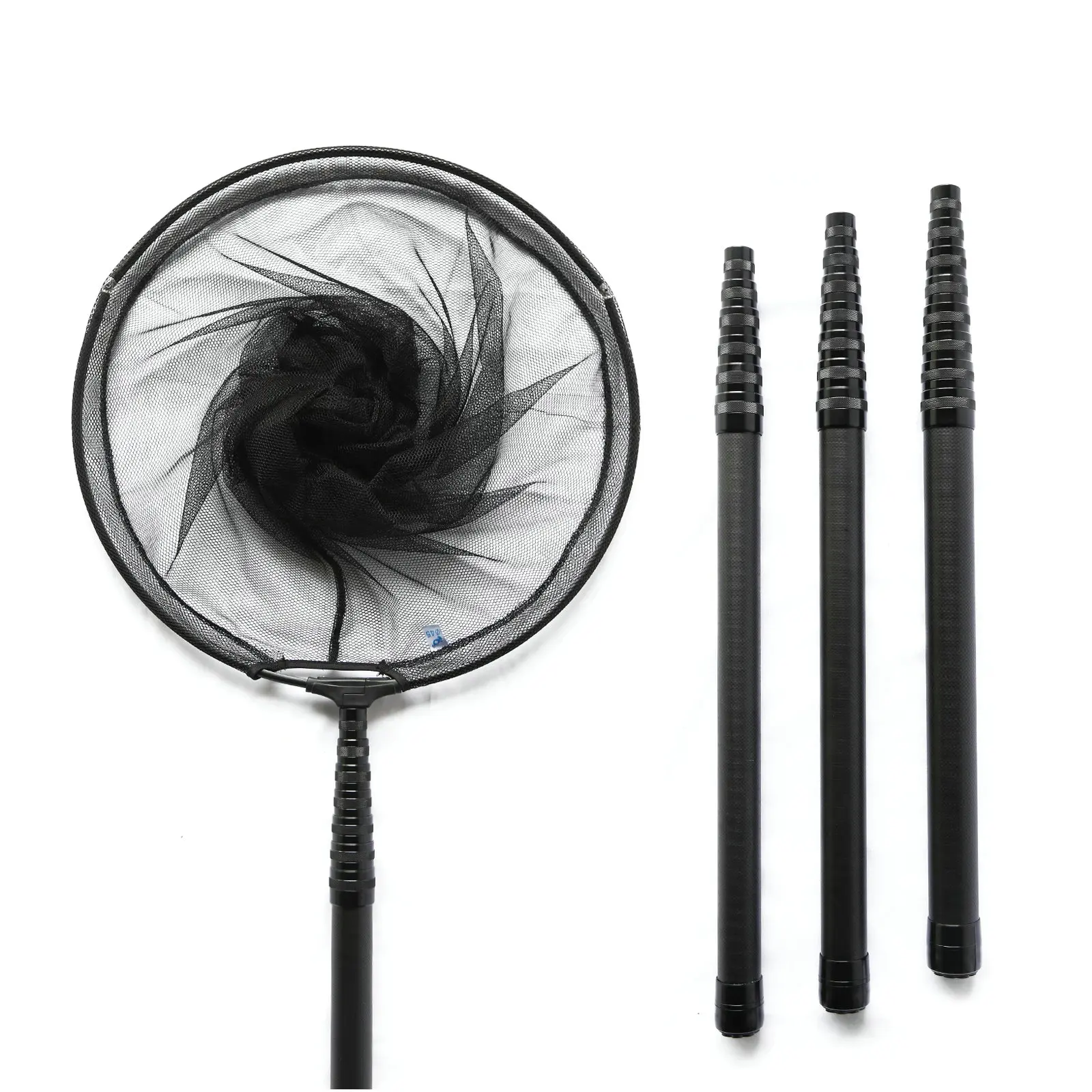 

1.8-3.45m High Quality Carbon Fishing Net Fish Landing Hand Net Foldable Collapsible Telescopic Pole Handle Fishing Tackle