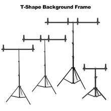 

Photo Studio Photography T-Shape Background Backdrop Stand Frame Support System Kits For Video Green Screen Chroma Shooting