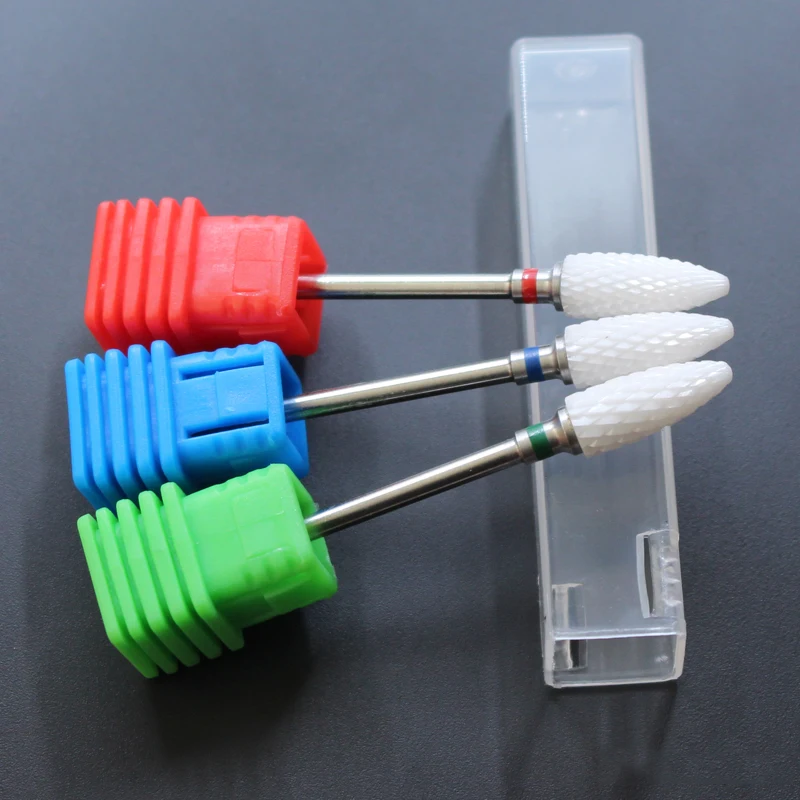 1 шт. профессиональная керамическая насадка для маникюра 3/32 дюйма|nail drill bits|nail
