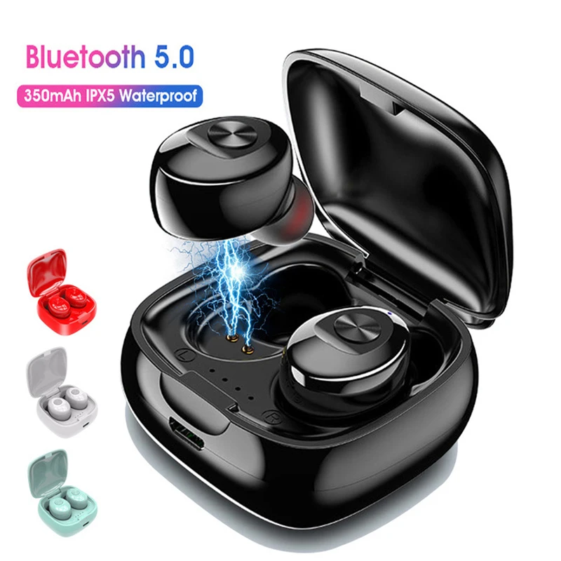 Rovtop Bluetooth 5 0 TWS беспроводные наушники стерео с микрофоном HIFI Спортивная гарнитура