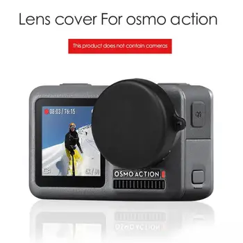 

Rubber Anti Scratch Lens Cap Protective Cover Excellent Plastic Soft Rubber Replacement for DJI Osmo Action Fastening Design