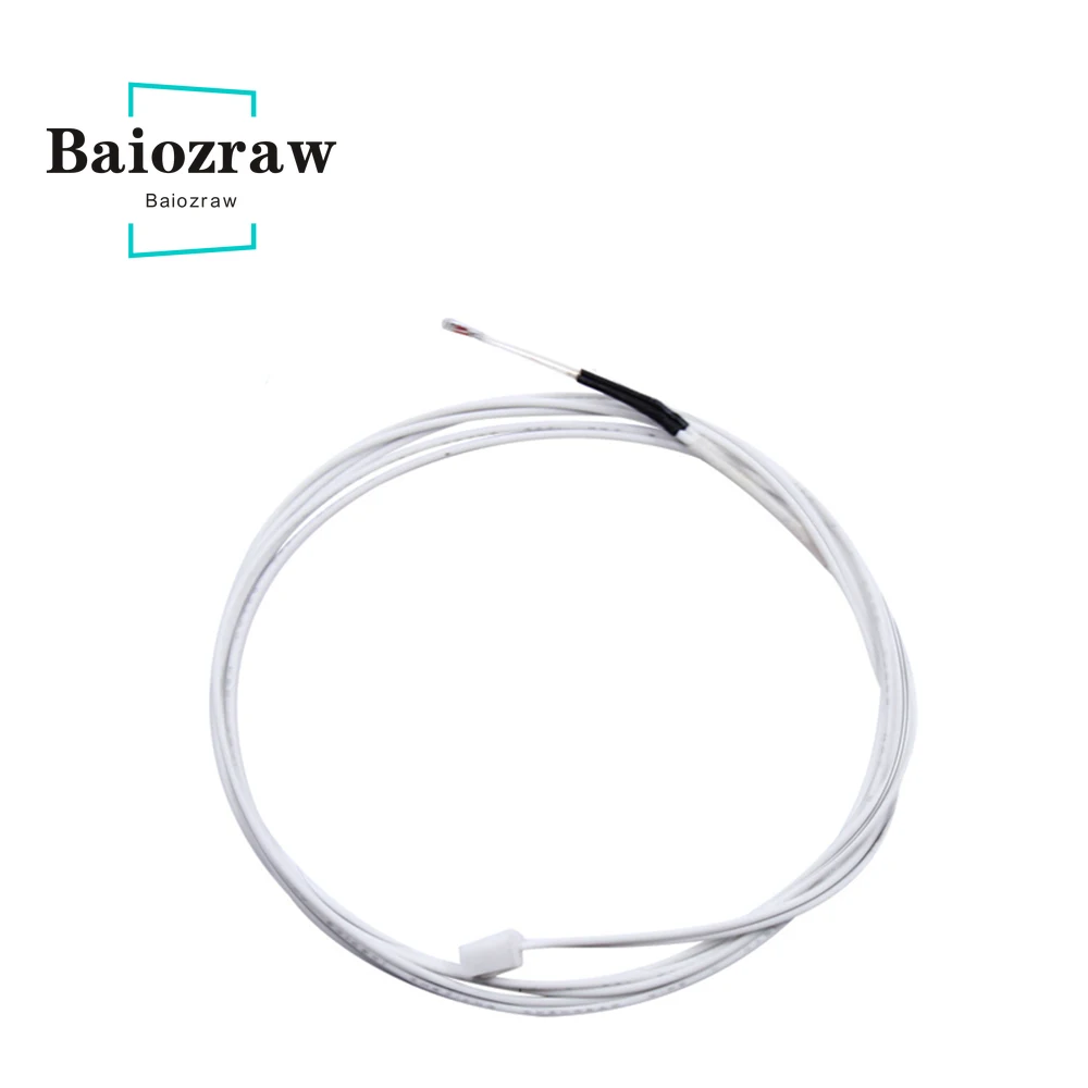 

3D Printer Parts NTC 3950 100K Single-ended Glass Sealed Thermistor Temperature Sensor with Cable