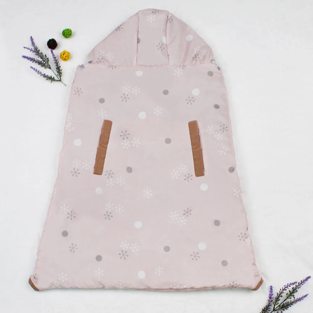 От 0 до 36 месяцев для переноски Чехол многоцелевого использования плащ Одеяло переносная люлька для новорожденных ветрозащитный чехол для коляски детские тепла с капюшоном для малышей - Цвет: Розовый