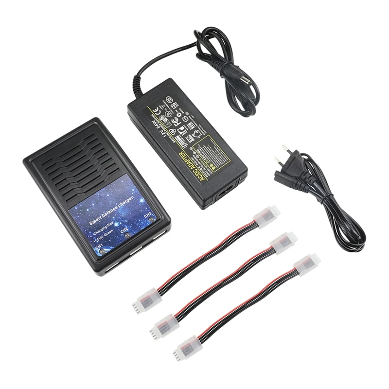 

3In1 Smart Balace Charger Adapter Battery Charger for XIAOMI FIMI A3 RC Quadcopter(EU Plug)