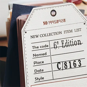

30PCS Vintage New Collectables List Tag Card Label Paper For DIY Bullet Diary Plan Scrapbooking Projects/Photo Album/Card Making