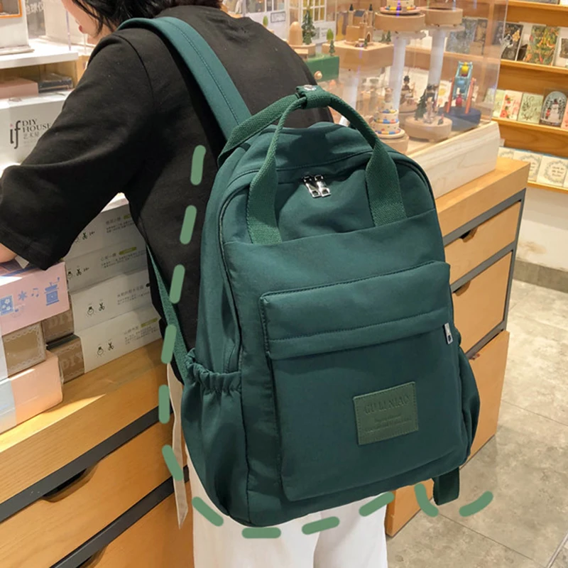 2019 Высококачественный водонепроницаемый нейлоновый рюкзак Harajuku женский для
