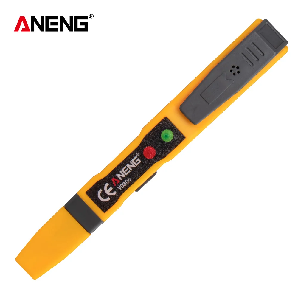 ANENG VD806 AC/DC тестер электрический индикатор вольтметр авто выключатели тестер кабель трекер отвёртка индикатор регулятор детектор напряжения тестер напряжения индикаторная отвертка voltmeter ручка 12 вольт voltmet
