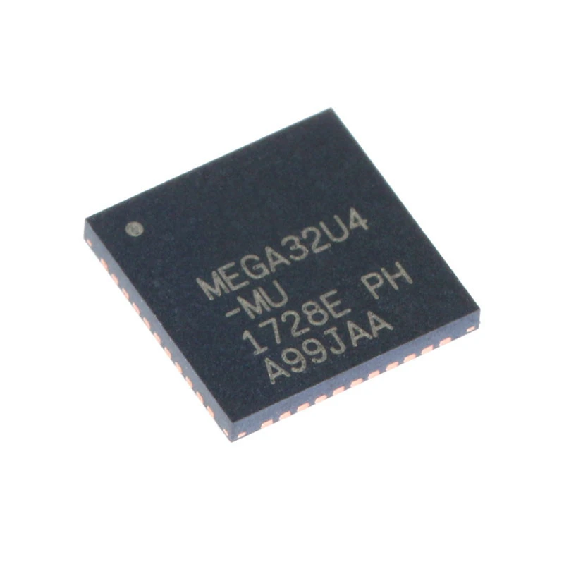 5PCS/Lot Original ATMEGA32U4-MU VQFN-44 8-bit Microcontroller Chip 16Mhz AVR | Электронные компоненты и
