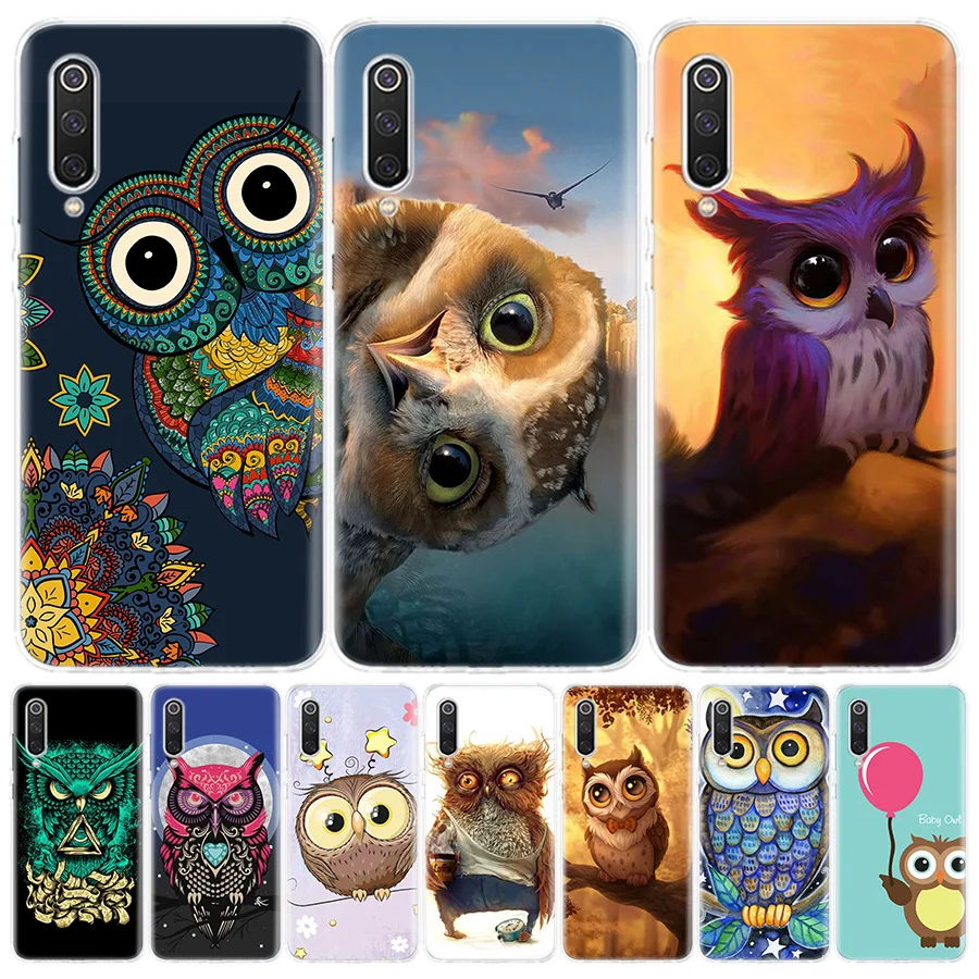 Мультяшный чехол для телефона с милыми животными совами Xiaomi Redmi Note 10S 11S 11T 11E 10 11 Pro
