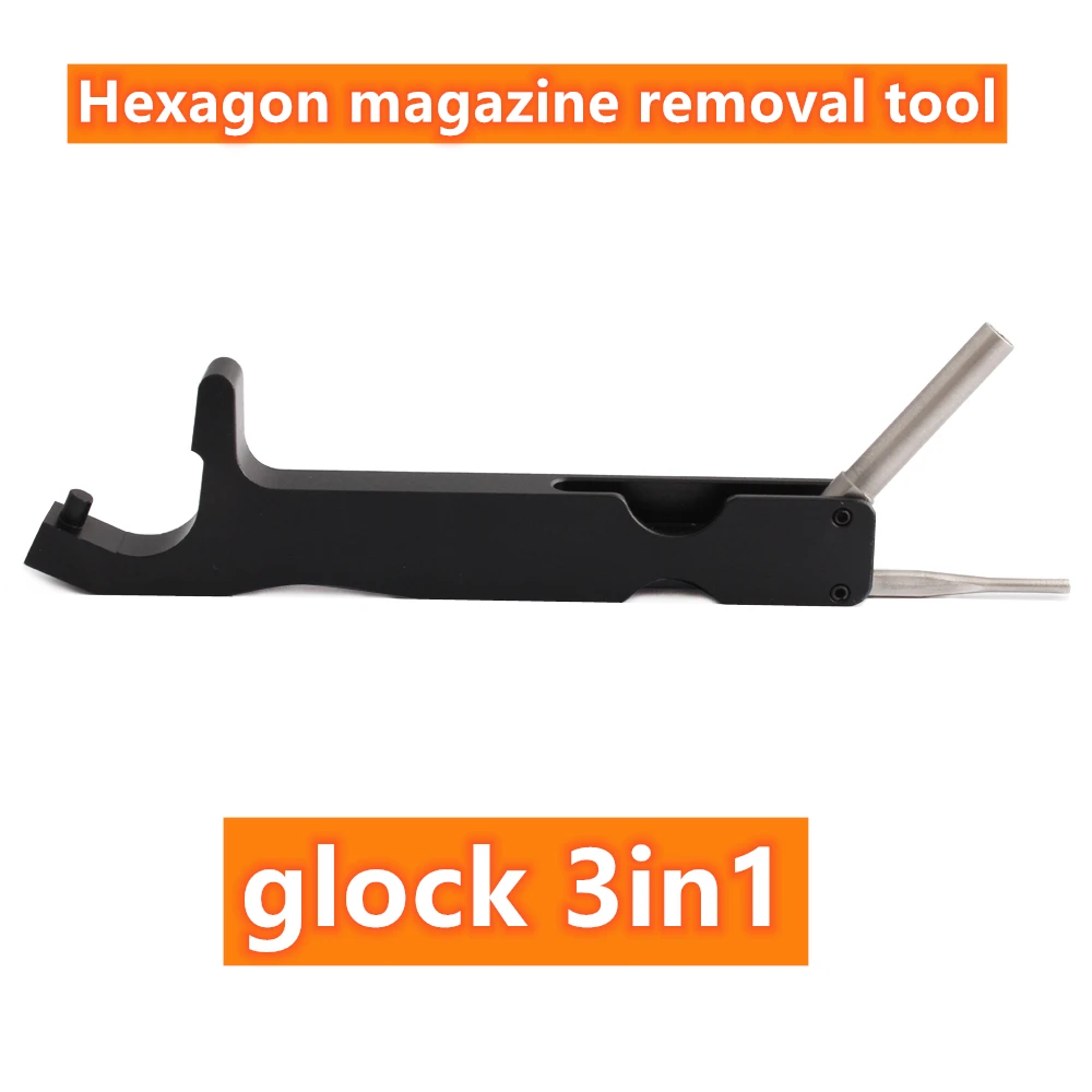 MAGORUI Glock передний прицел Установка шестигранный Инструмент журнал Разборка