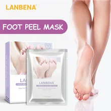 LANBENA Lavender Foot Peel Mask Only Need One Pair Remove Dead Skin Thoroughly in 2-7 Days Foot Mask Peeling Cuticles Heel