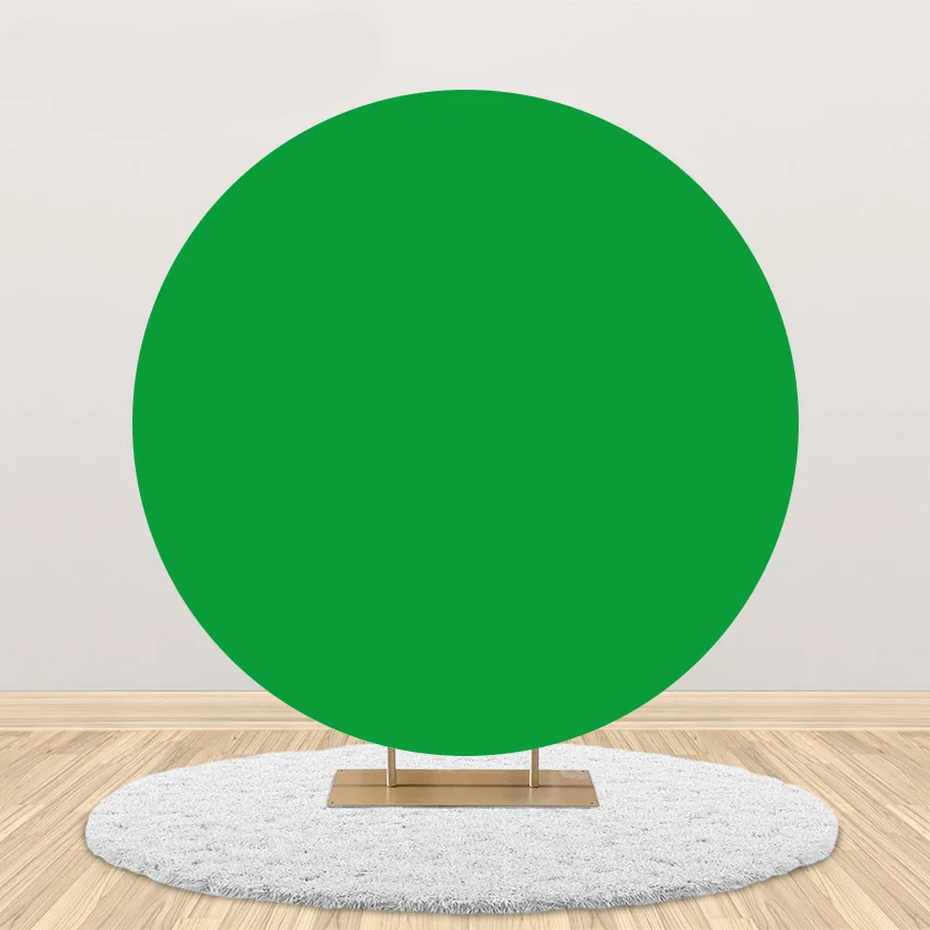 

Mehofond Circle Round Solid Color Backdrop White Red Green Screen Chromakey Vinyl Cloth Photography Background Photo Studio Prop