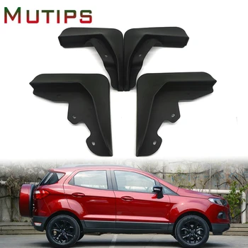 

Mutips car mudguards splash guards fender flares protector cover accessories auto For Ford Ecosport 2013 2014 2015 2016 2017
