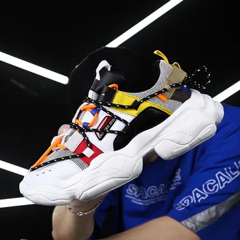 

Krasovki Fashion Men Shoes Platform Sneakers Male Casual Shoes Brand Comfortable Lightweight Footwear Zapatillas Hombre 39-44