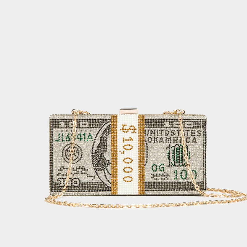 bedazzled money purse