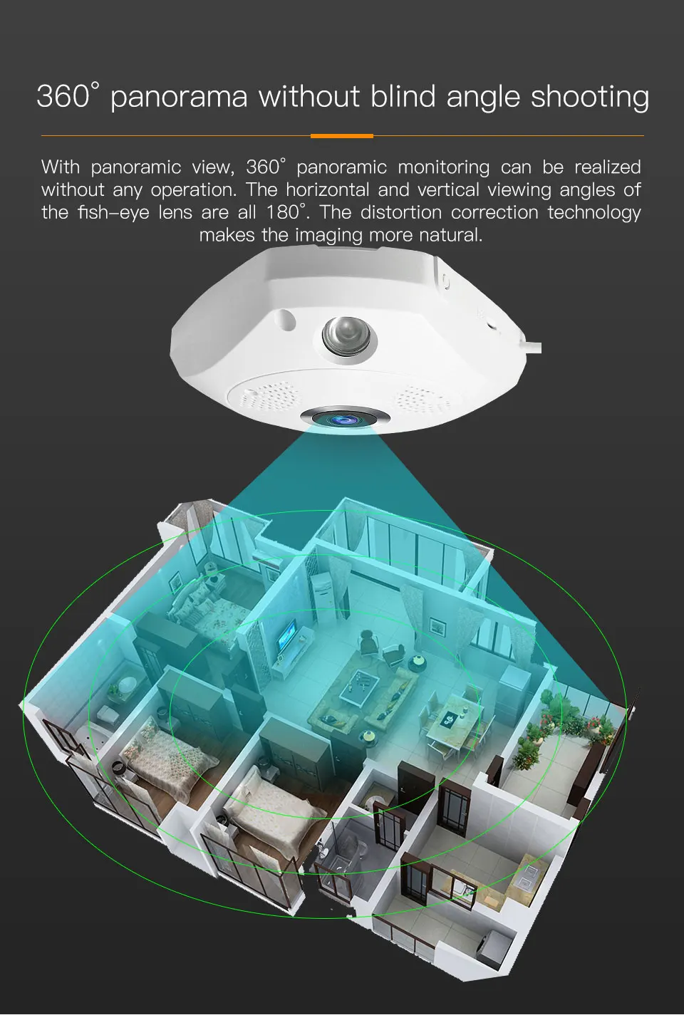 Vstarcam Wifi IP панорамная камера 3MP 360 градусов камера IP рыбий глаз 1536P 3D VR Видео IP камера беспроводная камера видеонаблюдения