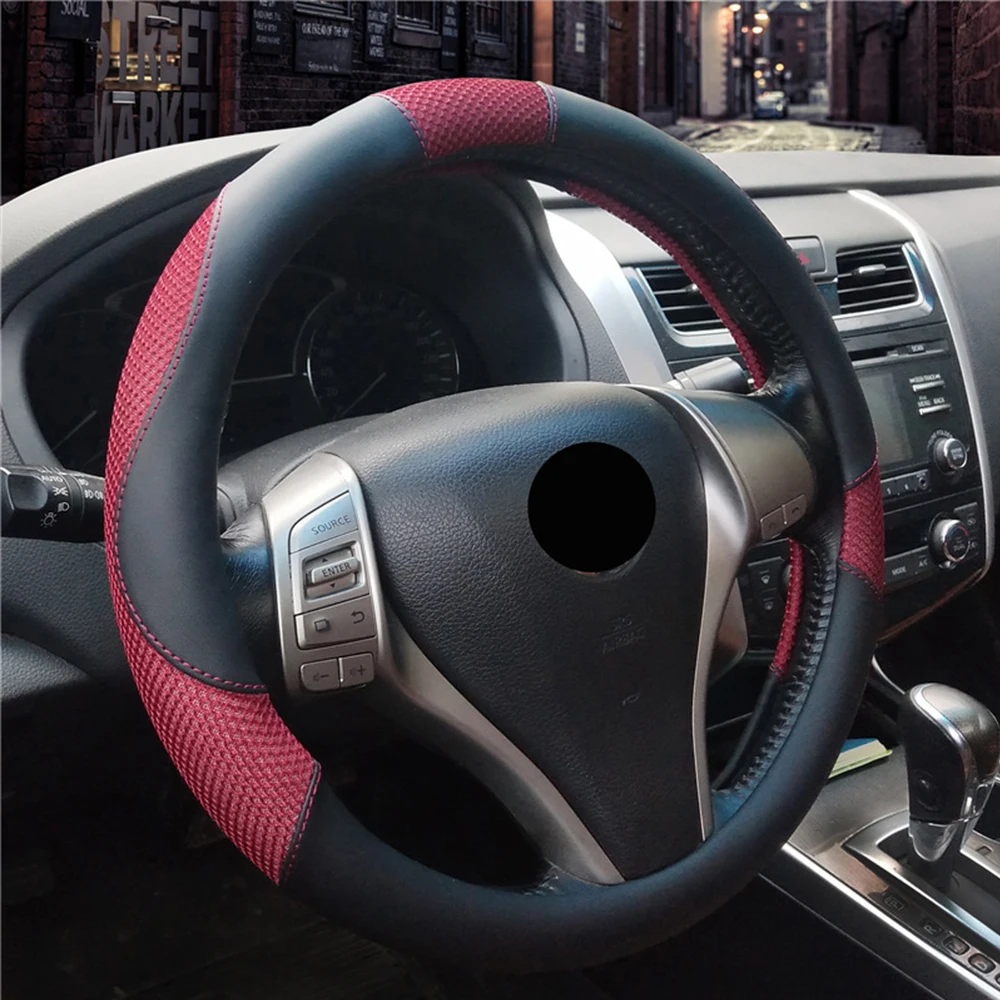 Универсальные аксессуары для интерьера чехол на руль Toyota Aygo Vitz Yaris Auris C HR RAV4 Prius alpha