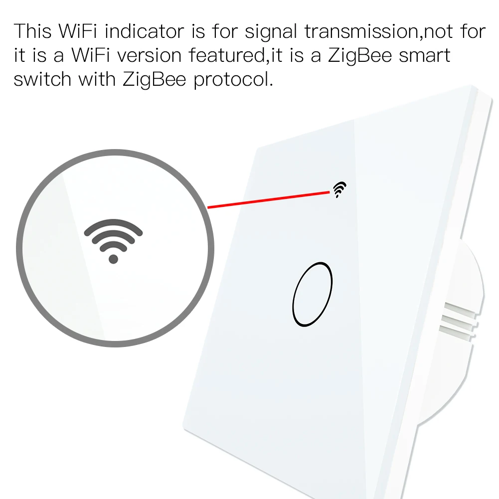 Moes ZigBee Wall Touch Smart Light Switch With Neutral/No Neutral,No Capacitor Needed Smart Life/Tuya Works with Alexa,Google Moes ZigBee Wall Touch Smart Light Switch With Neutral/No Neutral,No Capacitor Needed Smart Life/Tuya Works with Alexa,Google
