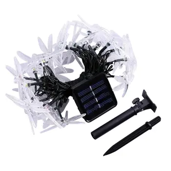 

Outdoor Solar Light String 20Led Dragonfly Atmosphere Light Festival Wedding Party Garden Landscape Decoration Light