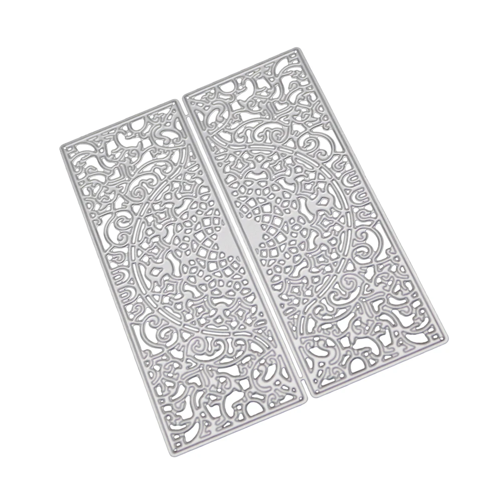  Lace Background Border Cards Making Metal Cutting Dies Invitation Card Scrapbooking Decorative Sten - 4000045486537