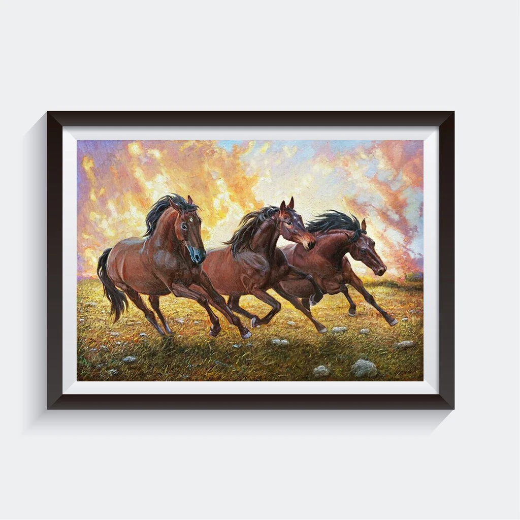 Diamond Painting Paintings Horses  Diamond Art Painting Horses - Diamond  Art - Aliexpress