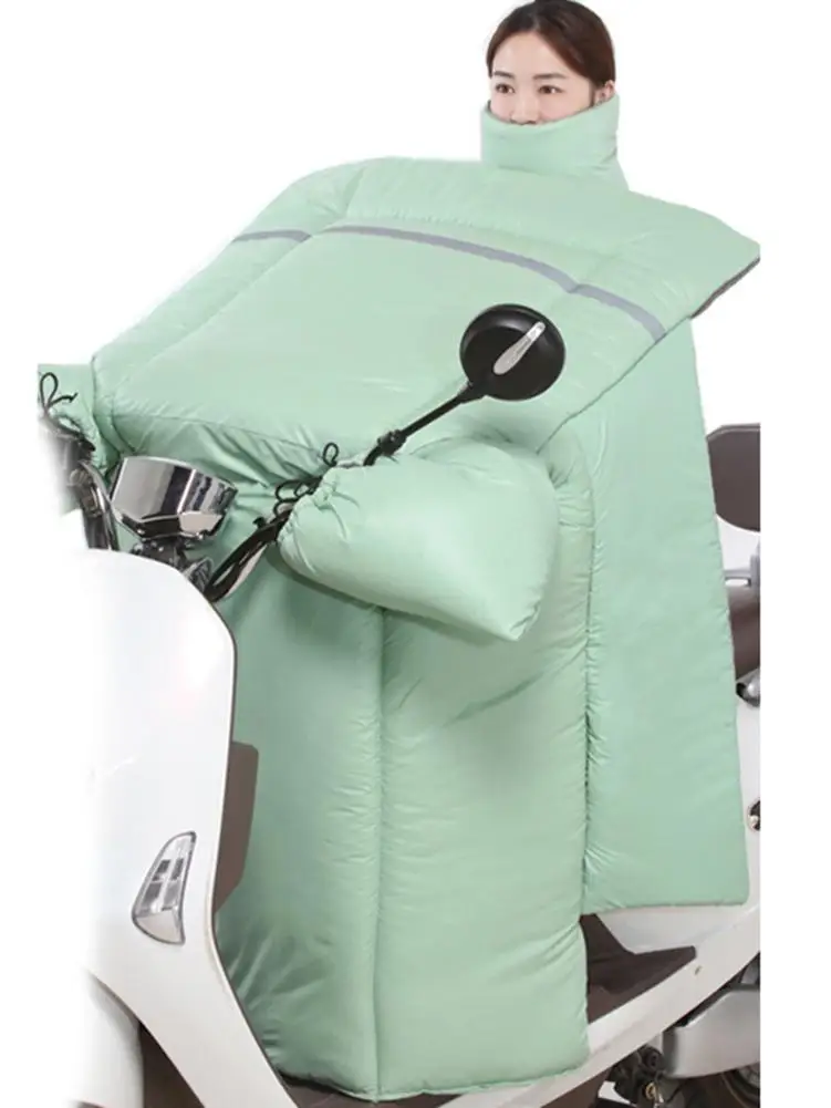 

Dashboard Scooter Motorcycle Windproof Scooter Leg Cover Thickened Plush Warm Protective Clothing Windshield For Winter Scooters