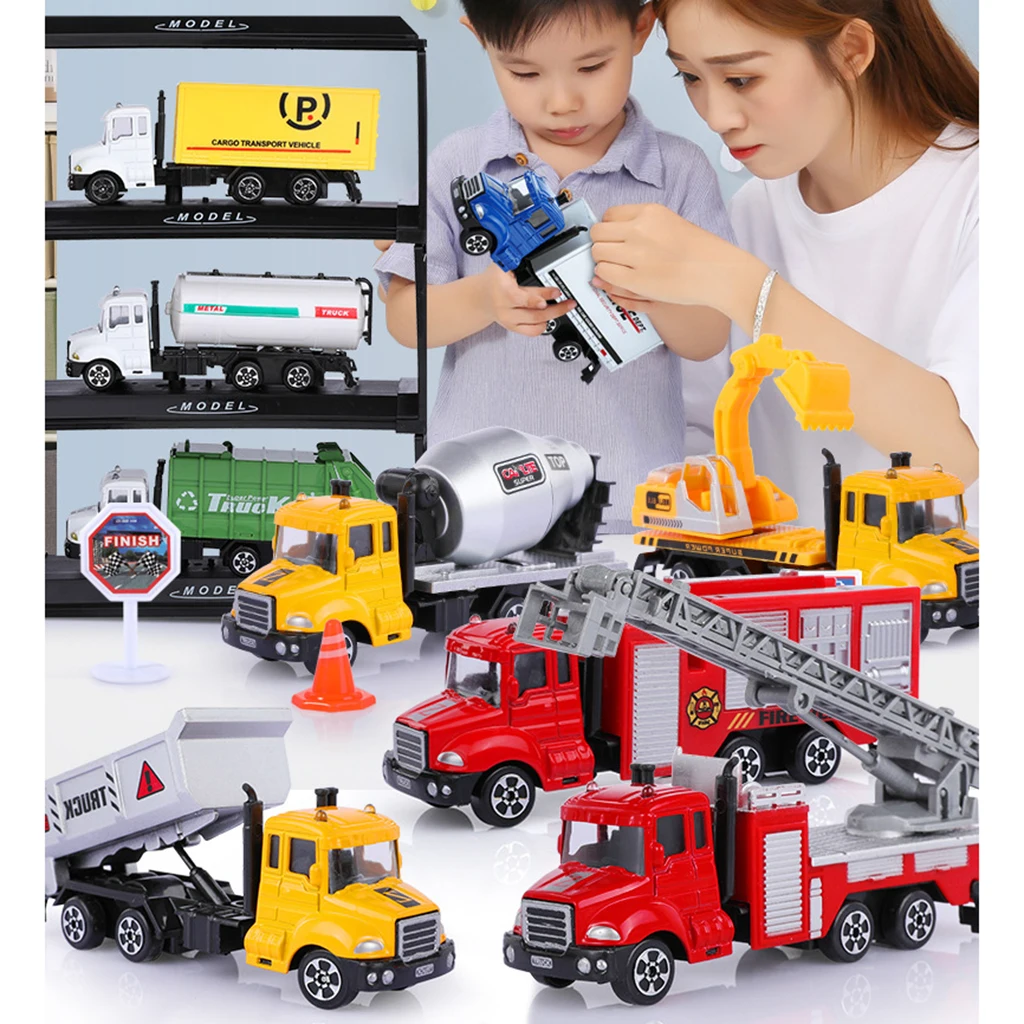 1:64 Scale Plastic Toy Car Model Display Show Case Shelf for Kids Unassembled DIY Kits Black