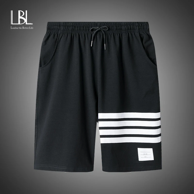 Summer Shorts Drawstring Fitness Workout Breathable Cotton Man Gym Casual Trunks Men