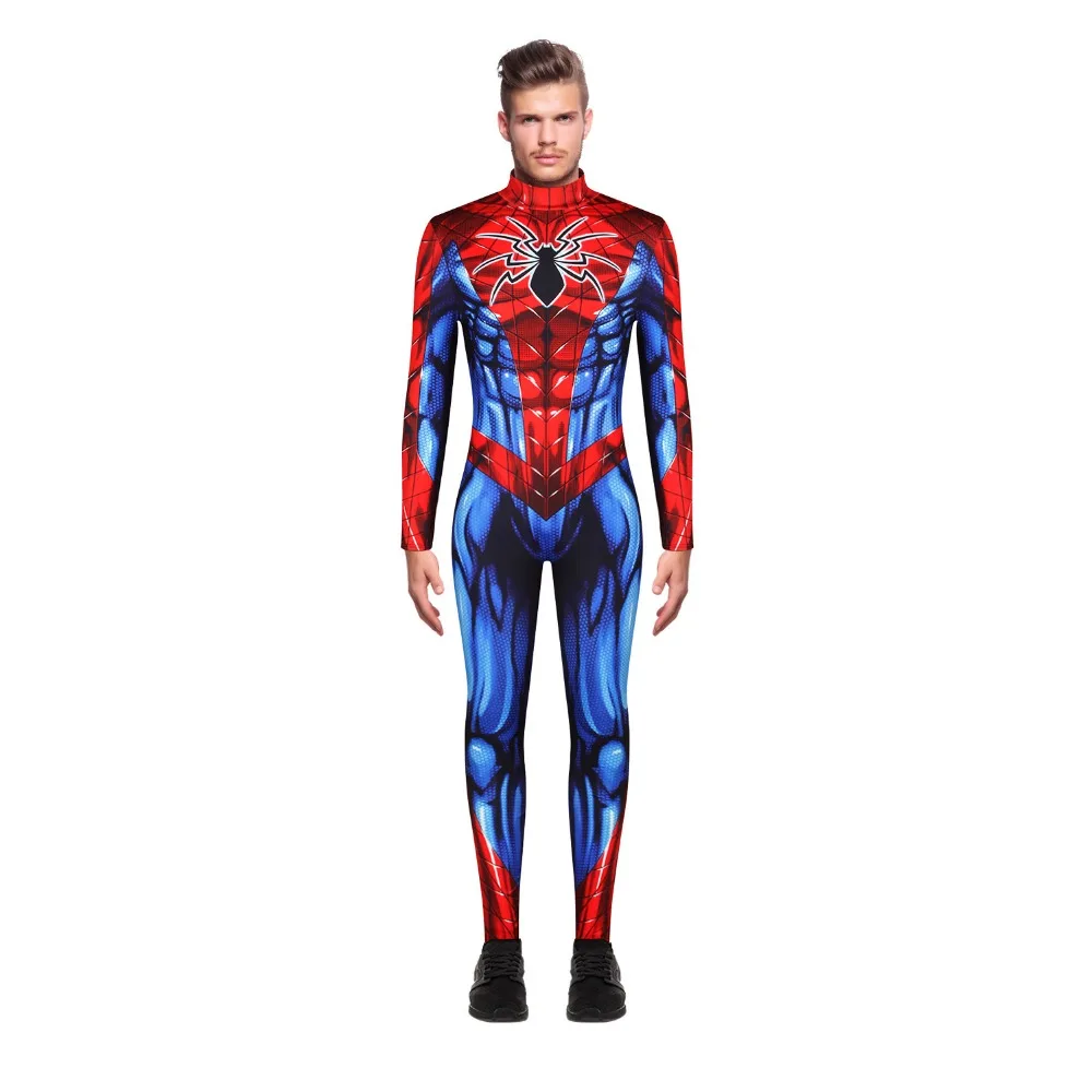 Insomniac игры паук комбинезон косплей костюм боди зентай костюм Хэллоуин