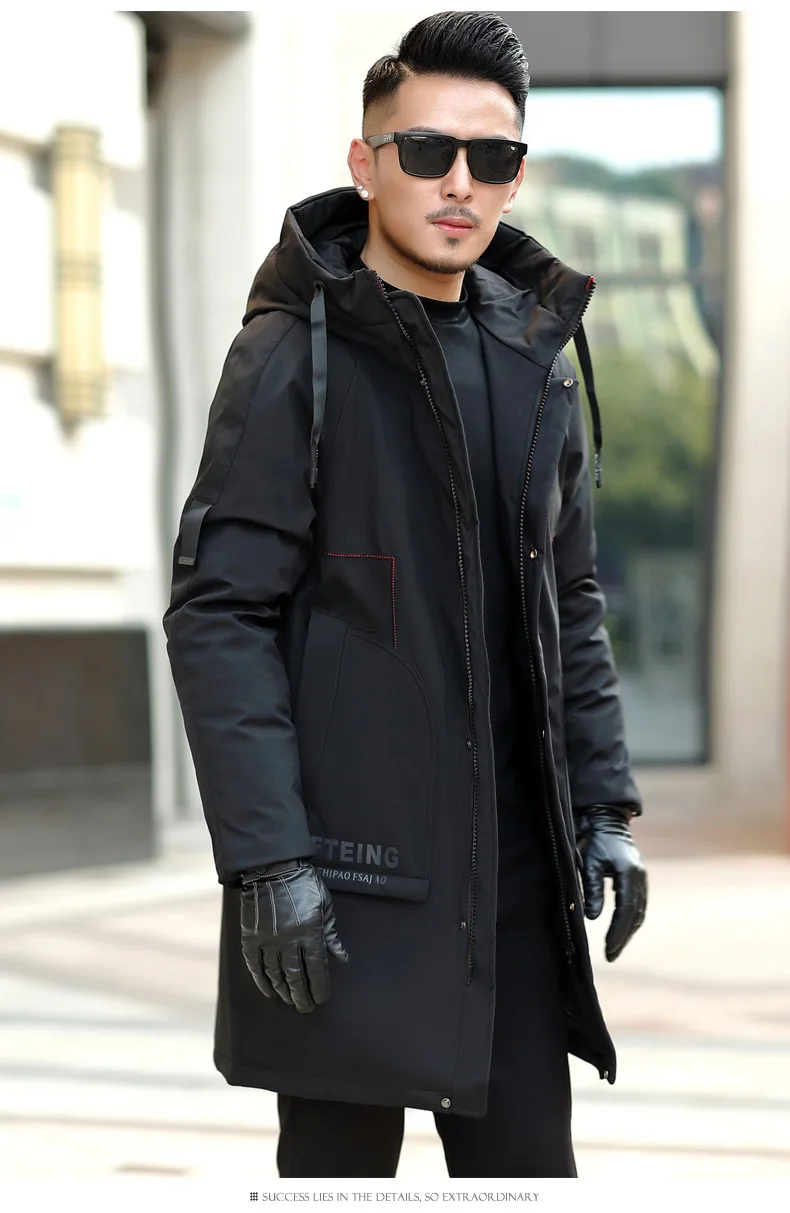 Winter of Clothes Outdoor Windproof Warm Heating Cotton Overcoat BF Brand Cut the Tag off Popular Brand Light Luxury Men'S