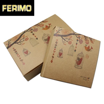 

160Pcs/ Lot Brown Kraft Paper Cardboard Box For Jewelry Storage Packing Printed Flower Wedding Party Favors Gift Package Box