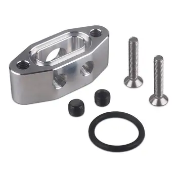 

LS Oil Pressure Sensor Relocation Adapter W/ Dual 1/8"npt Outlets Accessories High Grade Aluminum Quality