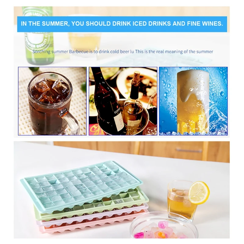 Пластиковый кубик льда лоток легко вынимается форма для льда для DIY охлажденные напитки Конфеты Шоколад Желе Пудинг изготовление прессформы поставки