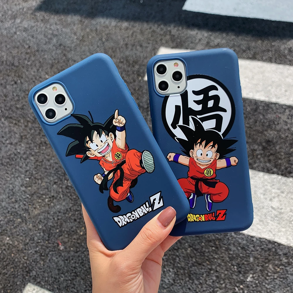 Милый Dragon Ball Z Супер Сон Гоку драгонболл зет чехол для iPhone 11 11pro 7 8 Plus X XS Max XR Мягкая силиконовая задняя крышка Coque Fundas