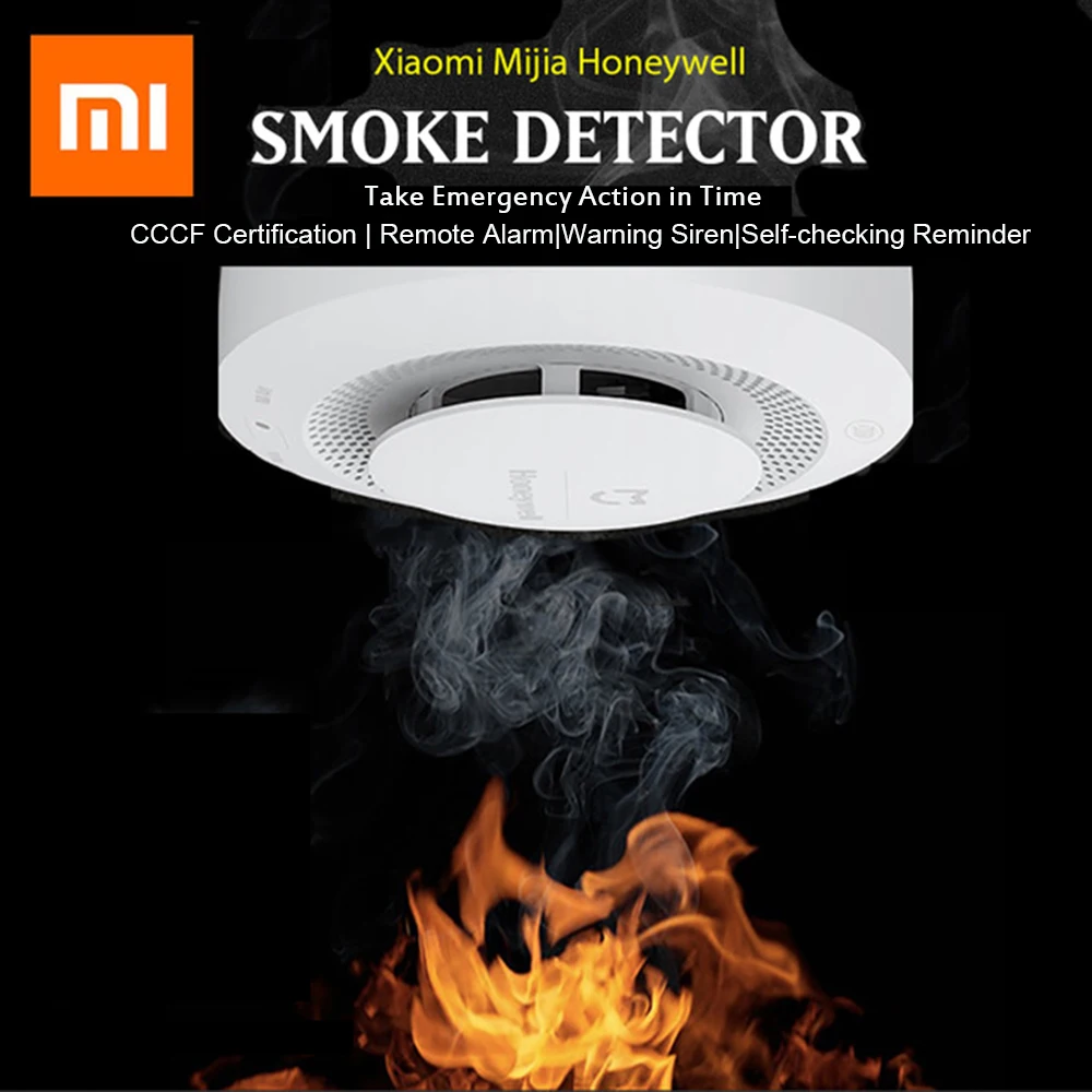 Оригинальный детектор пожарной сигнализации Xiaomi Mijia Honeywell дистанционное