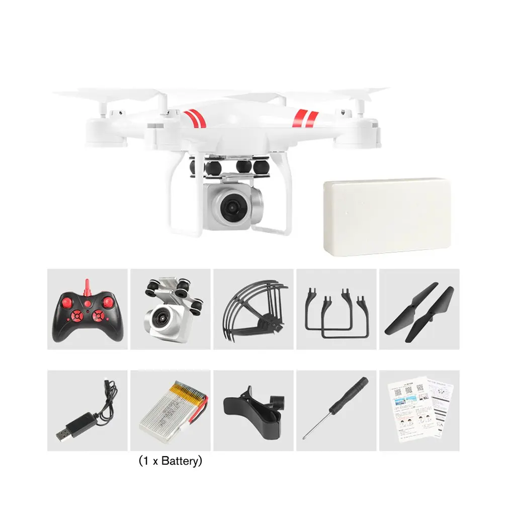 4K 1B KY101 2,4G RC Drone с 4 K/1080 P HD Камера удержания высоты «Безголовый» режим 3D флип р/у Дрон вертолет 3/2/1 батареи - Цвет: 4K 1B
