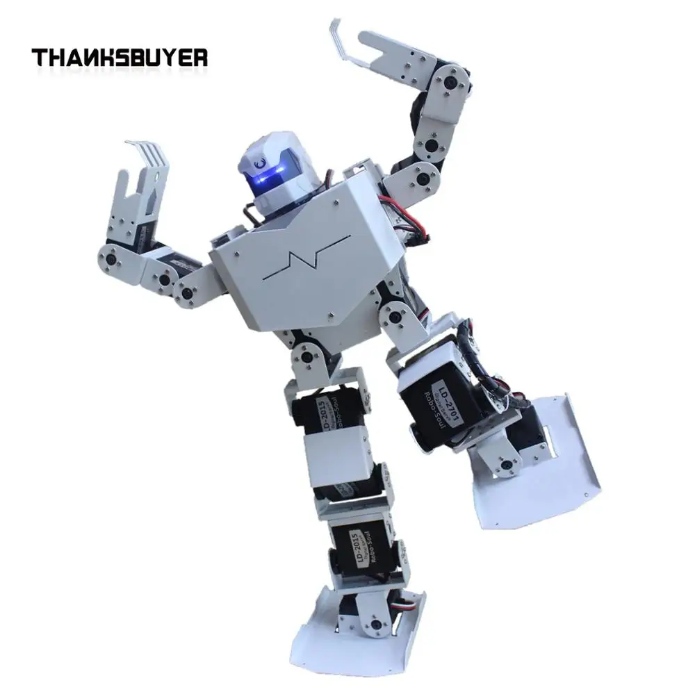 Робот робот Thanksbuye 16DOF Robo Soul H3s Biped двухногий человек комплект в алюминиевой раме с
