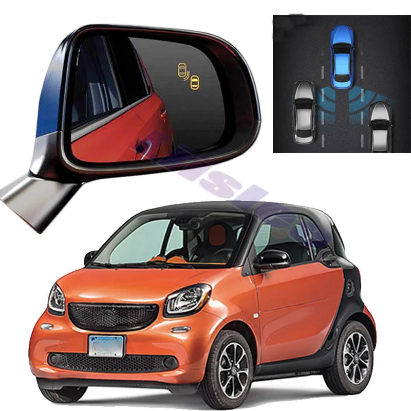 

For Smart Fortwo For2 W453 2014 2015 2016 2018 2019 Car BSM BSD BSA Radar Warning Safety Driving Alert Mirror Detection Sensor