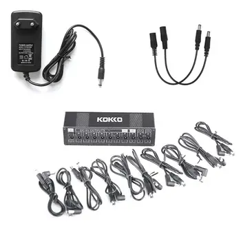 

Guitar Effect Pedals Board Power Supply 10 DC Isolated Outputs For 9V/12V/18V 77HC