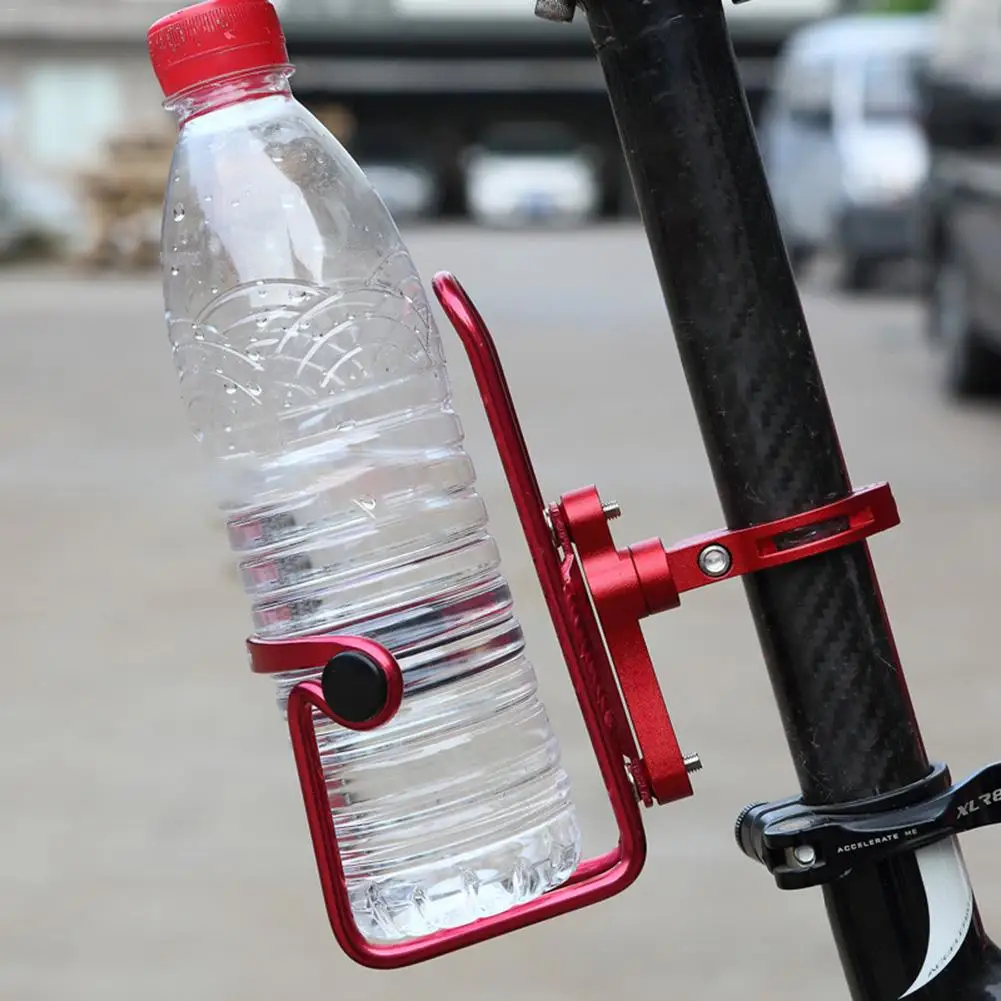 Алюминиевый сплав велосипед Mtb клетка для бутылки адаптер велосипедный Руль держатель для бутылки воды адаптер черный/красный/синий
