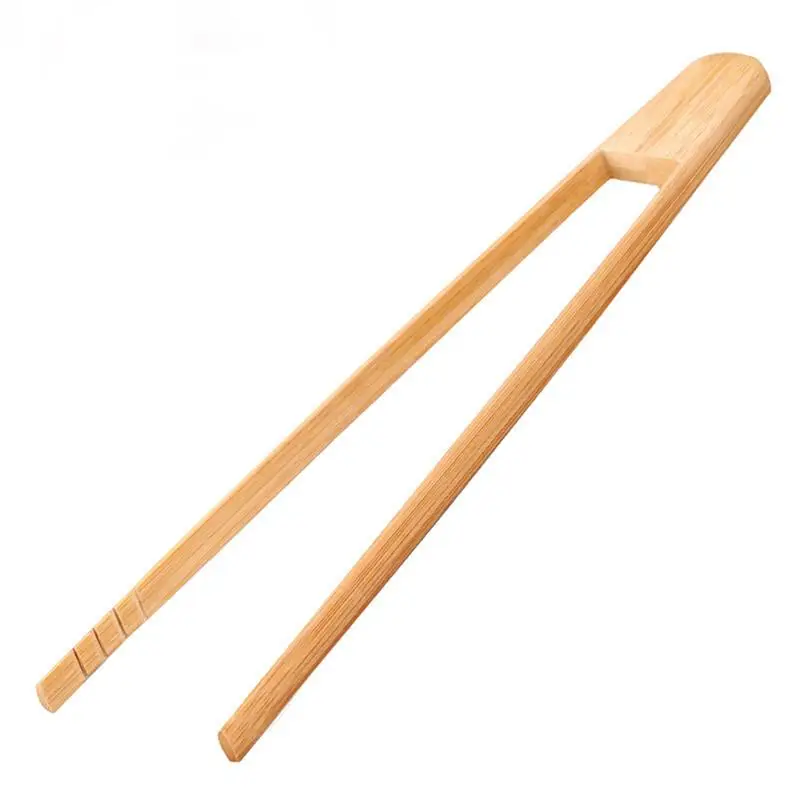 1pc Clip Reusable Creative Durable Multi-Functional Lightweight Bamboo Tongs Clip Food Clip For Bread Fruit