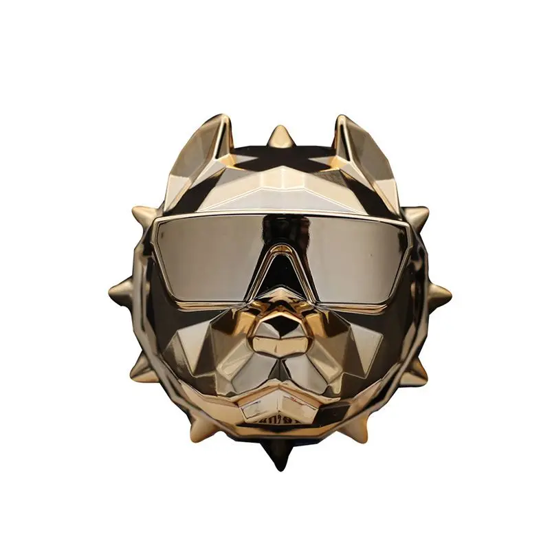 Rose gold Bulldog ароматизатор для автомобиля, освежитель воздуха в машину ароматизатор с зажимом для духов, диффузор с автоматическими - Название цвета: Rose gold