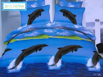 

BEST.WENSD 2018 European American winter 3d Bedding bedspread Animal Wolf cat-tiger Lion bed cover set queen size bed sheets set