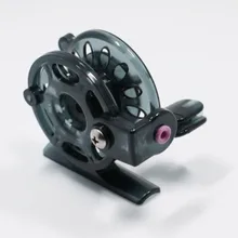 Portable Mini Fly Fishing Reel Carp Winter Ice Fishing Spool Tackle Gear 1:1 Gear Ratio For Fishing Carp Spool Iscas Pesca